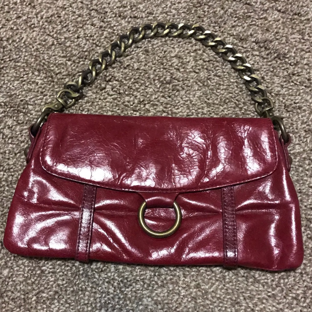 HOBO Paisley Leather Clutch